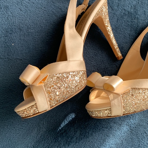 Kate spade glitter and bow heels - Picture 15 of 16
